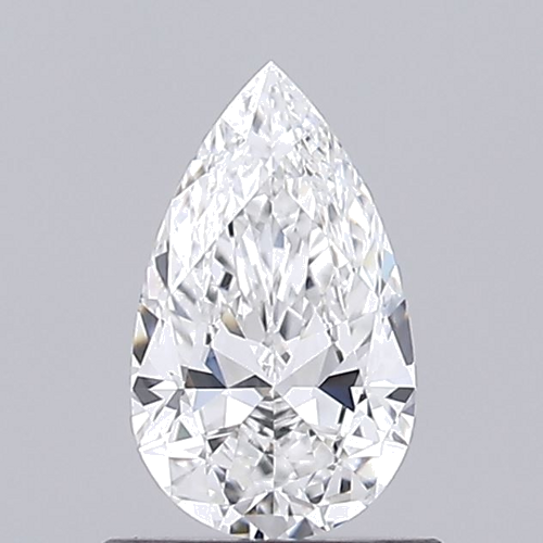 0.6 carat F-VVS2 Natūralus Pear Deimantas (1)