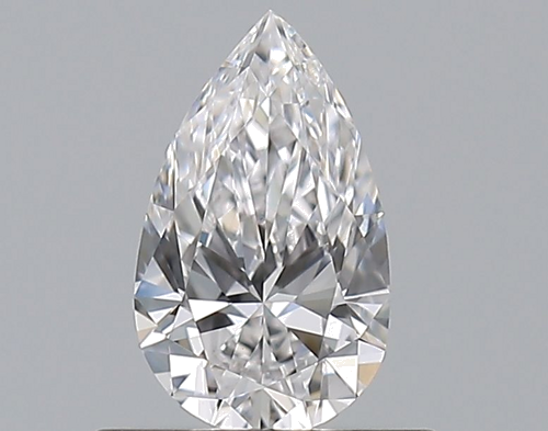 0.5 carat D-VS1 Natūralus Pear Deimantas (1)