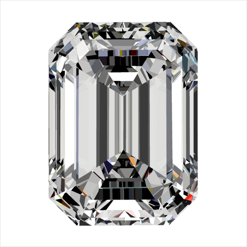 0.32 carat D-VS2 Natūralus Emerald Deimantas (1)