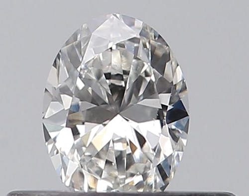 0.26 carat F-VVS2 Natūralus Oval Deimantas (1)