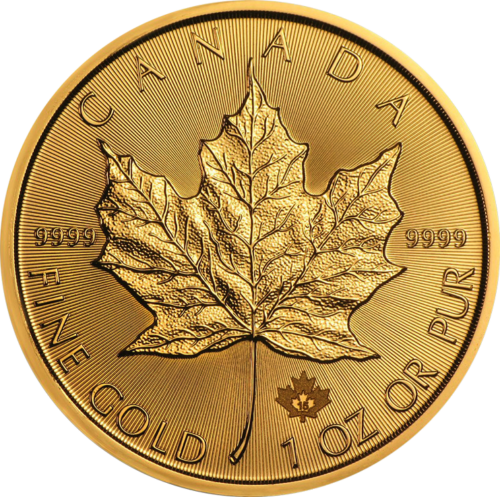 1 oz Maple Leaf Canada Gold Coin (Random year) (3)