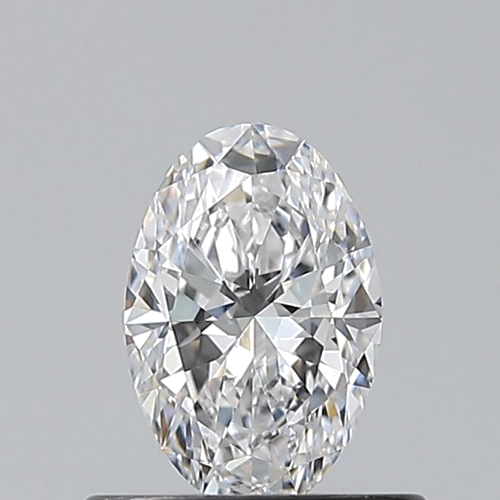0.5 carat D-VVS2 Natūralus Oval Deimantas (1)