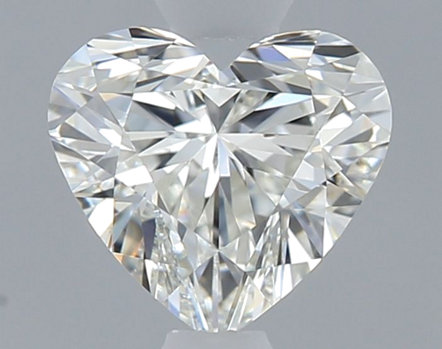 0.5 carat I-VVS1 Natūralus Heart Deimantas (1)
