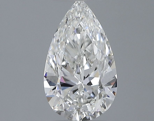 0.57 carat G-VVS1 Natūralus Pear Deimantas (1)