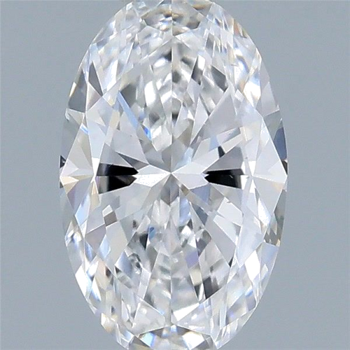0.6 carat D-VS2 Natūralus Oval Deimantas (1)