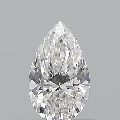 0.5 carat F-VS2 Natūralus Pear Deimantas (1)