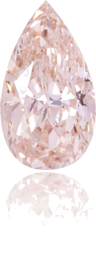 0.56 carat Fancy Pink-SI1 Natūralus Pear Deimantas (1)