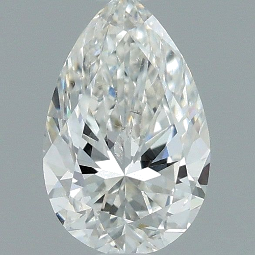 0.5 carat I-SI2 Natūralus Pear Deimantas (1)