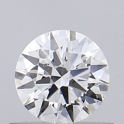 0.42 carat F-SI1 Excellent cut Natūralus Round Deimantas (1)