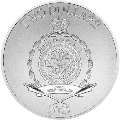 1 oz Šrekas ir asiliukas 2021 Niuje sidabrinė moneta (2)