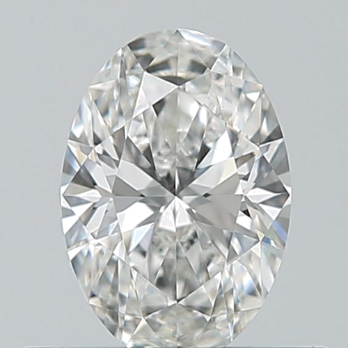 0.5 carat G-VS2 Natūralus Oval Deimantas (1)