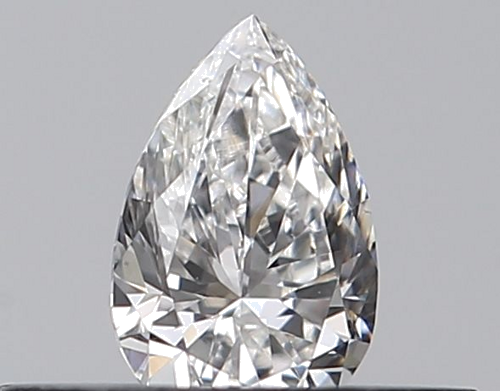 0.23 carat E-VVS2 Natūralus Pear Deimantas (1)