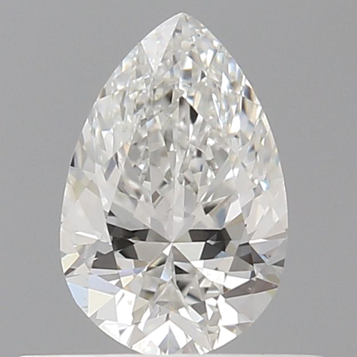0.5 carat F-VS1 Natūralus Pear Deimantas (1)