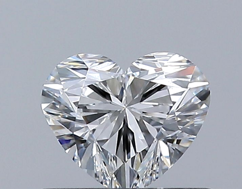 0.5 carat E-VS1 Natūralus Heart Deimantas (1)