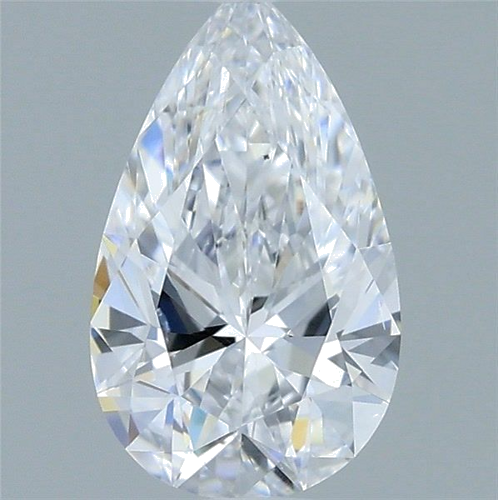 0.53 carat D-SI1 Natūralus Pear Deimantas (1)