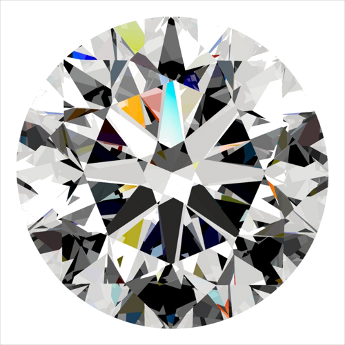 0.4 carat H-VVS2 Very Good cut Natūralus Round Deimantas (1)