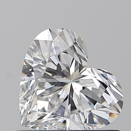 0.73 carat E-VVS2 Natūralus Heart Deimantas (1)