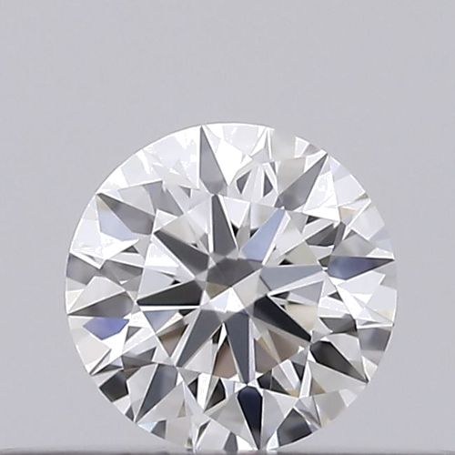 0.19 carat F-VVS1 Excellent cut Natūralus Round Deimantas (1)