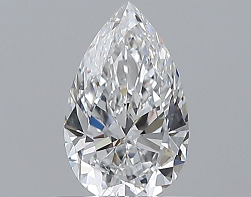 0.7 carat D-VVS1 Natūralus Pear Deimantas (1)