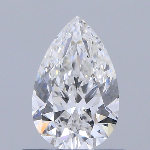 0.52 carat E-SI1 Natūralus Pear Deimantas (1)
