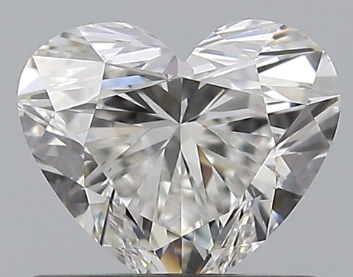 0.75 carat G-VVS2 Natūralus Heart Deimantas (1)