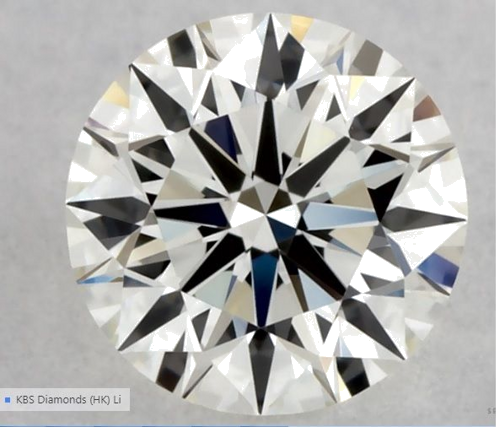 0.32 carat J-VS1 Excellent cut Natūralus Round Deimantas (1)