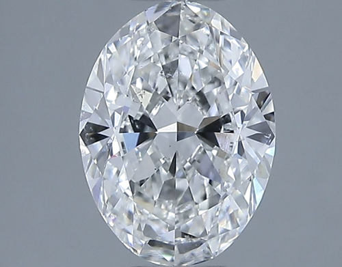 1.5 carat G-SI2 Natūralus Oval Deimantas (1)