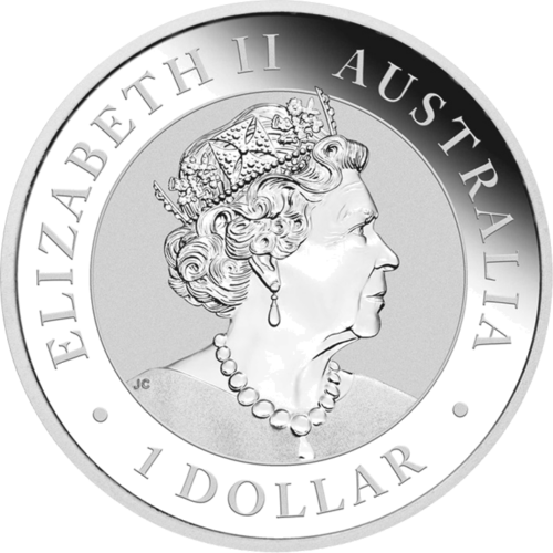 1 oz Kookaburra 2023 Austrālija sudraba monēta (2)