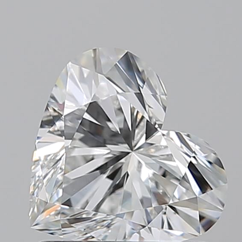 1.01 carat F-VS1 Natūralus Heart Deimantas (1)