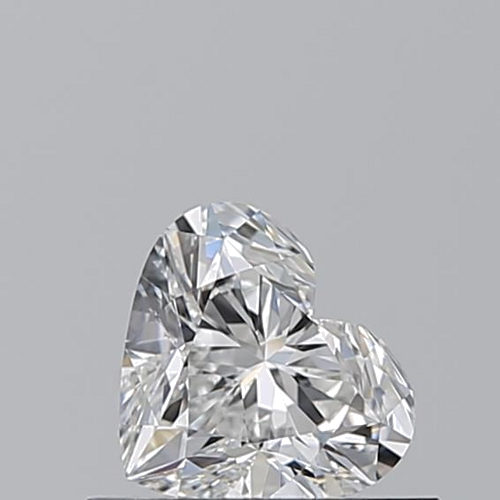 0.52 carat F-VS1 Natūralus Heart Deimantas (1)