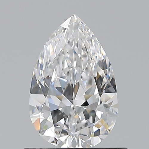 0.7 carat D-VS2 Natūralus Pear Deimantas (1)