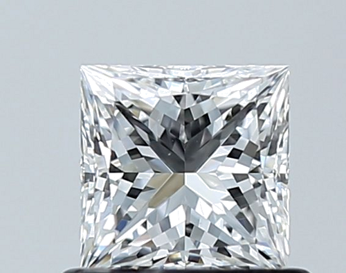 0.71 carat E-VS2 Natūralus Princess Deimantas (1)