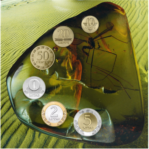 2010 Lithuania March 11th BU litas coin set (2)