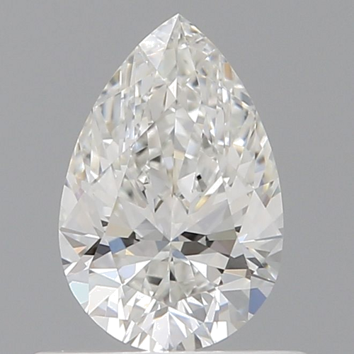 0.54 carat F-IF Natūralus Pear Deimantas (1)