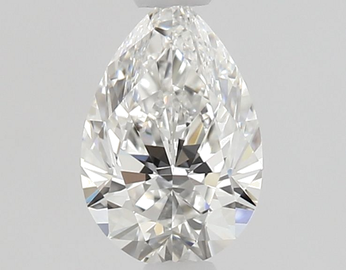 0.51 carat F-VVS1 Natūralus Pear Deimantas (1)