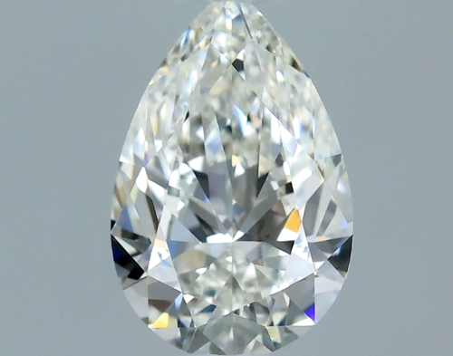 0.43 carat H-IF Natūralus Pear Deimantas (1)