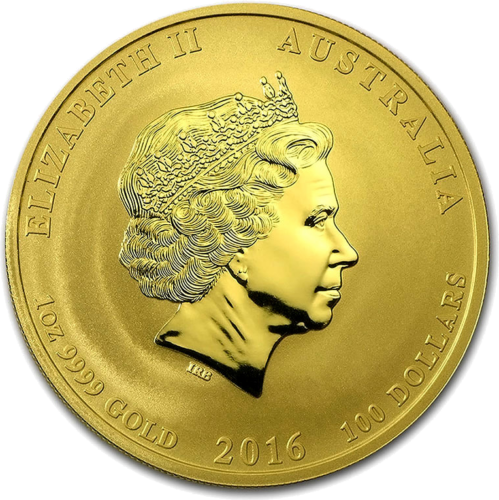 1 oz Beždžionės metai 2016 Australija Auksinė moneta (2)