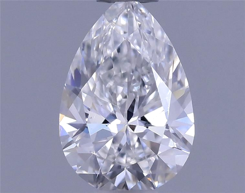 0.4 carat F-SI1 Natūralus Pear Deimantas (1)