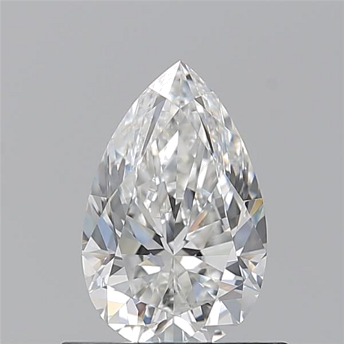0.71 carat F-VVS1 Natūralus Pear Deimantas (1)