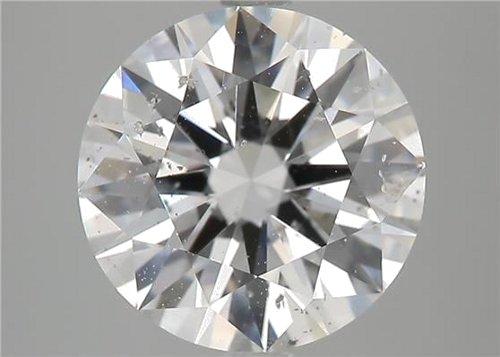 3.33 carat E-SI2 Excellent cut Natūralus Round Deimantas (1)