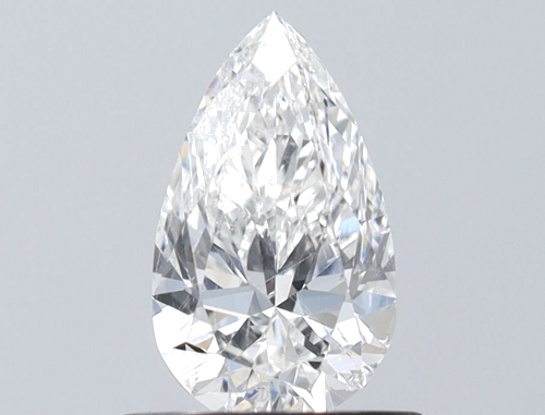 0.6 carat E-SI2 Natūralus Pear Deimantas (1)