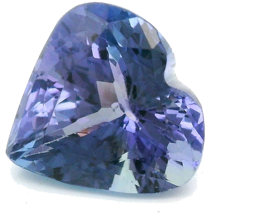 4.5 carat BLUE Heart Tanzanite (1)