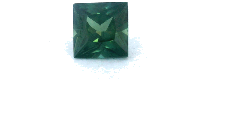 0.43 carat GREEN Square Safyras (1)
