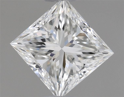 0.38 carat F-VS2 Natūralus Princess Deimantas (1)