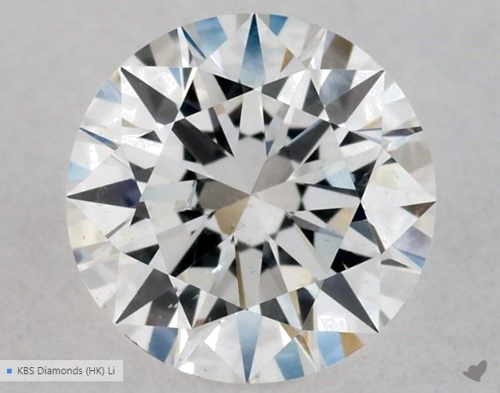 0.5 carat E-SI1 Excellent cut Natūralus Round Deimantas (1)