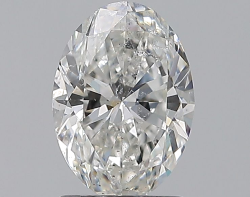 1.51 carat G-SI2 Natūralus Oval Deimantas (1)