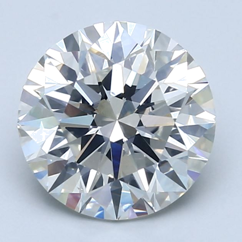 2.8 carat I-SI1 Excellent cut Natūralus Round Deimantas (1)