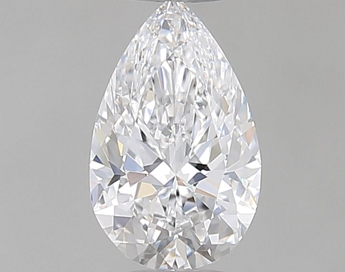 0.4 carat D-VVS1 Natūralus Pear Deimantas (1)