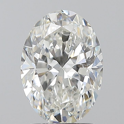 1.7 carat G-SI1 Natūralus Oval Deimantas (1)