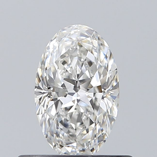 0.5 carat F-VVS2 Natūralus Oval Deimantas (1)
